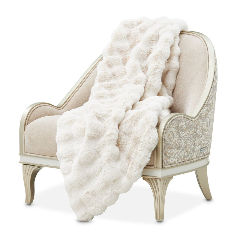Snowdrop - 54" x 72" Throw - Cloud - R&R Furniture Gallery (Fountain Valley, CA)