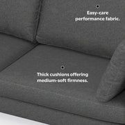 Ava - Mid Century Corner Sectional Sofa Handcrafted - R&R Furniture Gallery (Fountain Valley, CA)