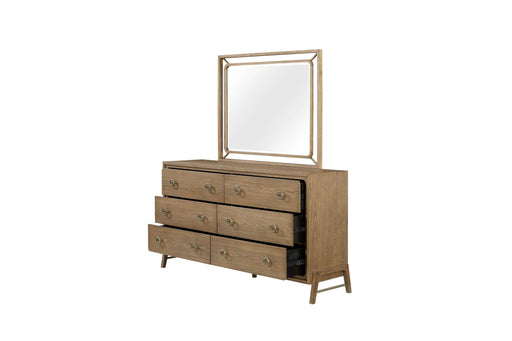 6 Drawer Dresser - Latte - R&R Furniture Gallery (Fountain Valley, CA)