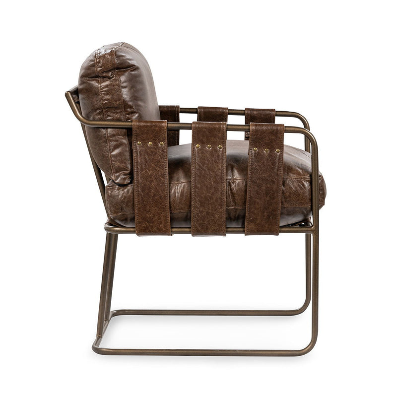 Strapling - Leather Dining Chair - R&R Furniture Gallery (Fountain Valley, CA)