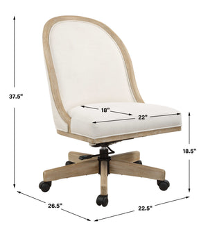Lithe - Light Oak Desk Chair