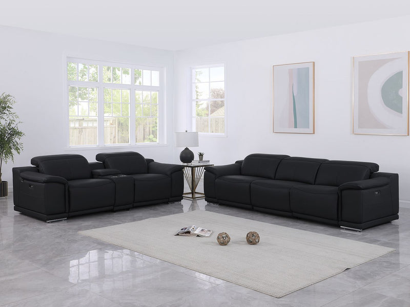 9762 - 6-Piece Modular Power Reclining Sofa And Console Loveseat Set With 5 Power Recliners In - R&R Furniture Gallery (Fountain Valley, CA)