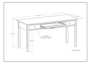 Avalon - Large Desk - Tobacco Brown - R&R Furniture Gallery (Fountain Valley, CA)