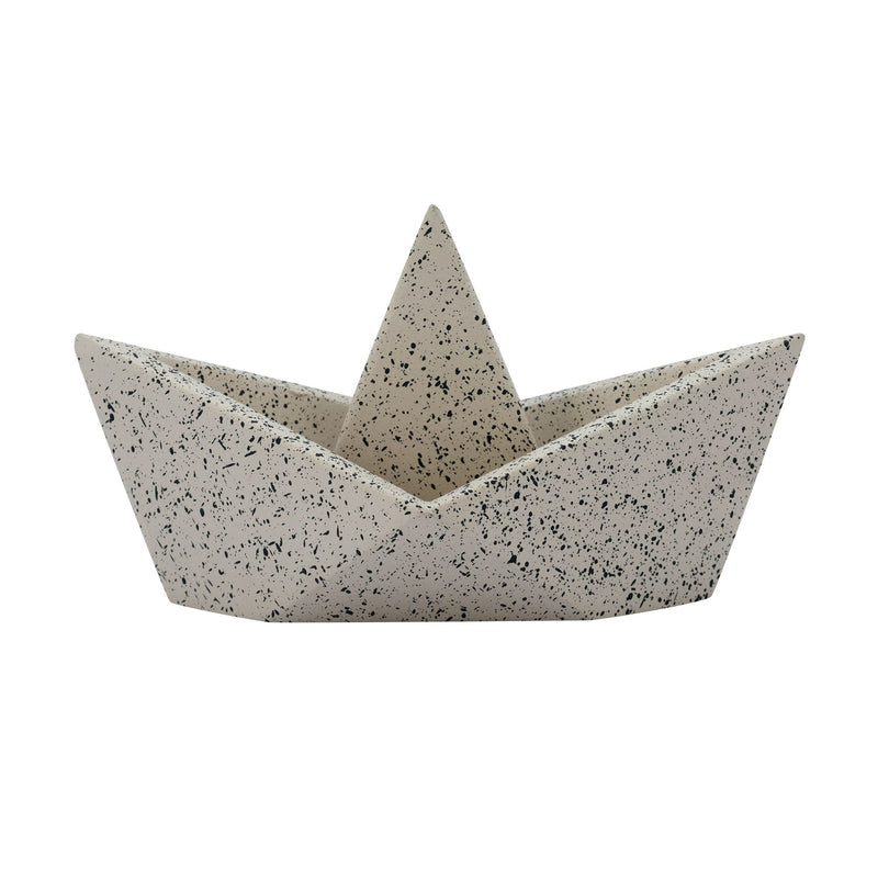 Gabby - Sailboat Catchall - Speckled Cream - R&R Furniture Gallery (Fountain Valley, CA)