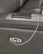 Bleckley - Reclining Sectional - R&R Furniture Gallery (Fountain Valley, CA)