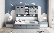 Daybed With All-In-One Cabinet And Shelf - R&R Furniture Gallery (Fountain Valley, CA)