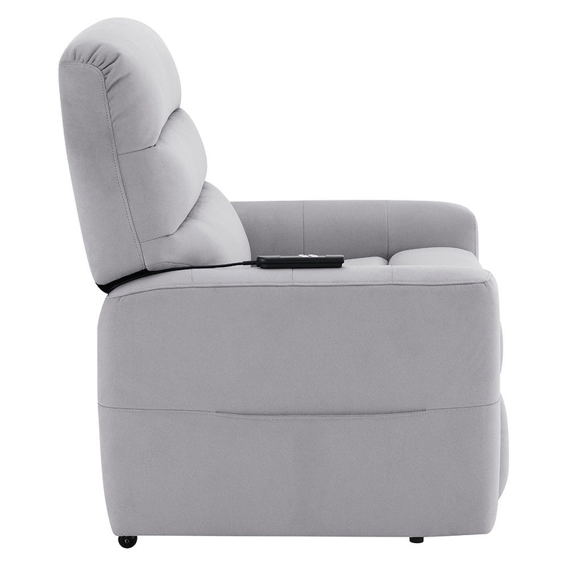 Freddie - Power Motion Recliner With Lift - Gray - R&R Furniture Gallery (Fountain Valley, CA)