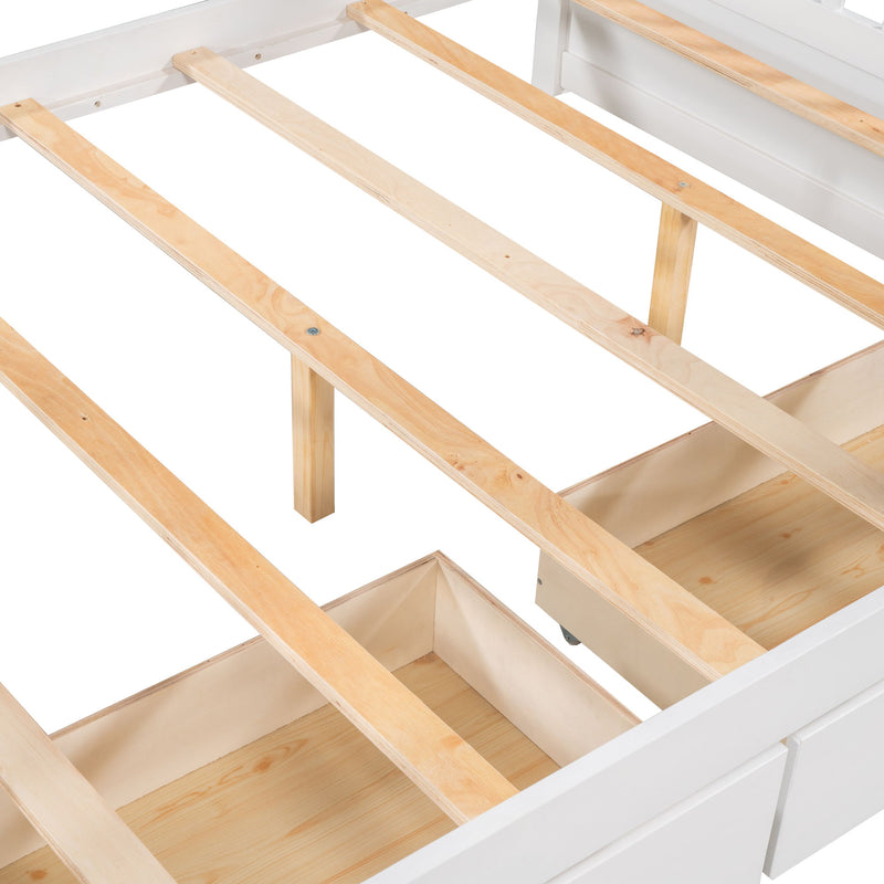 Bunk Bed With Ladders And 2 Storage Drawers - R&R Furniture Gallery (Fountain Valley, CA)