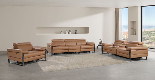 1246 - Modular Power Dual Reclining Sofa, Console Loveseat, And Chair Set With Power Headrests - R&R Furniture Gallery (Fountain Valley, CA)