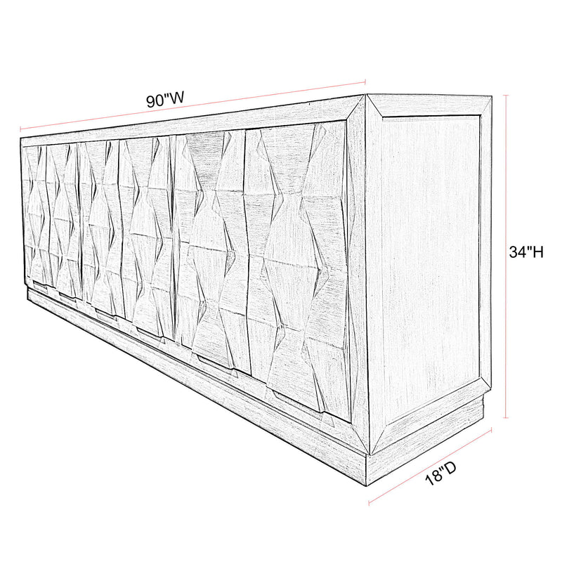 Cortina - Console - R&R Furniture Gallery (Fountain Valley, CA)