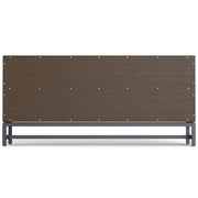 Banting - Low Wide Bookcase - Walnut Brown - R&R Furniture Gallery (Fountain Valley, CA)