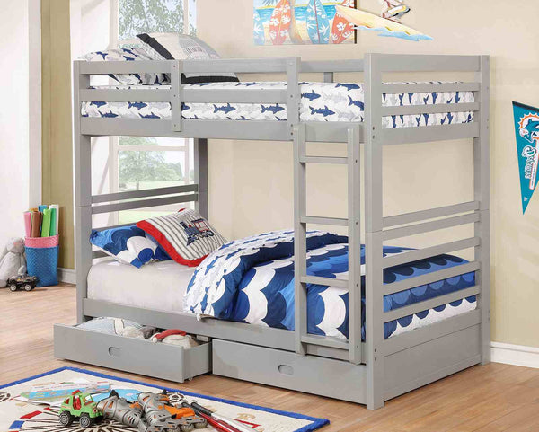 California Iv - Twin/Twin Bunk Bed, Gray