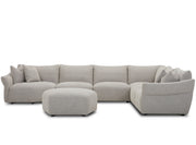 Playful - 6 Piece Modular Sectional - Canes Cobblestone - R&R Furniture Gallery (Fountain Valley, CA)