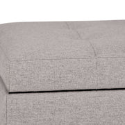 Cosmopolitan - Upholstered Storage Ottoman - R&R Furniture Gallery (Fountain Valley, CA)