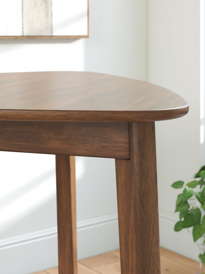 Tameride - Triangle Dining Room Table - Brown - R&R Furniture Gallery (Fountain Valley, CA)