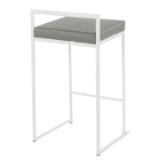 Lumi Source Fuji Simple Elegance contemporary stackable counter stool with sleek design and modern style, shown in a stylish interior setting.