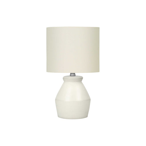 Lighting, Table Lamp Modern - Cream - R&R Furniture Gallery (Fountain Valley, CA)