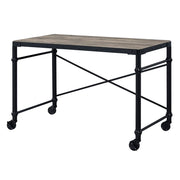 Oklarth - Writing Desk - Rustic Oak & Black - R&R Furniture Gallery (Fountain Valley, CA)