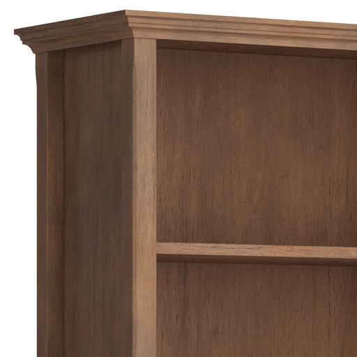 Amherst - 5 Shelf Bookcase - Rustic Natural Aged Brown - R&R Furniture Gallery (Fountain Valley, CA)