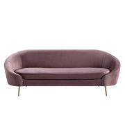 Abey - Sofa - Pink Velvet - R&R Furniture Gallery (Fountain Valley, CA)