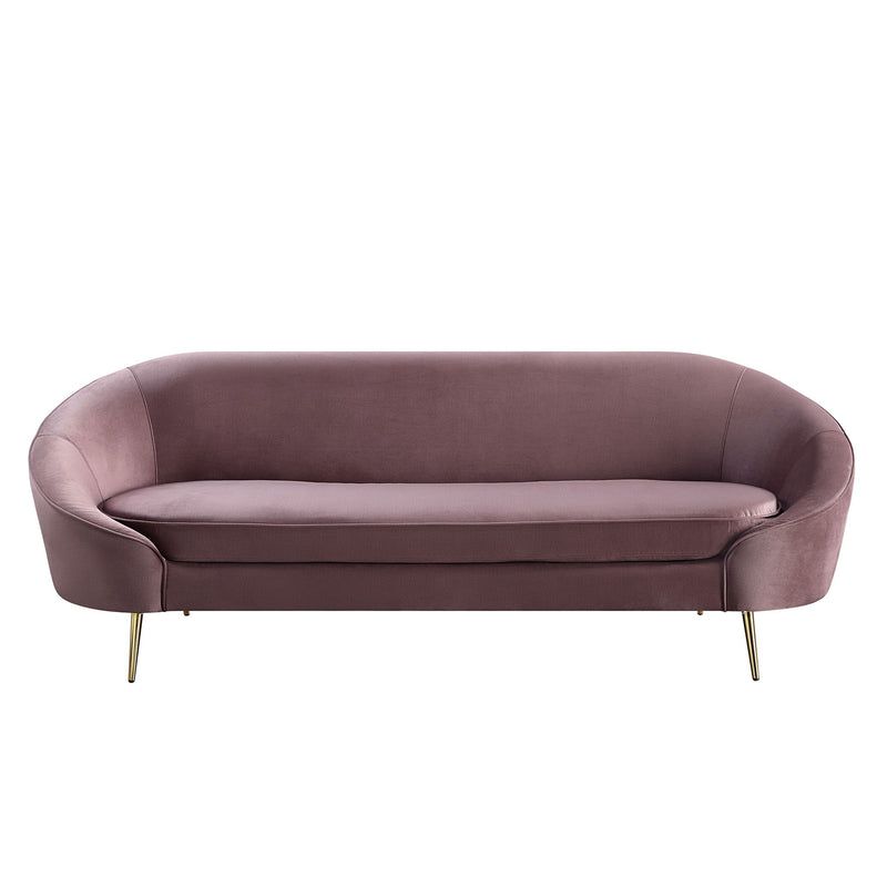 Abey - Sofa - Pink Velvet - R&R Furniture Gallery (Fountain Valley, CA)