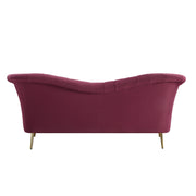 Callista - Sofa - Red Velvet - R&R Furniture Gallery (Fountain Valley, CA)