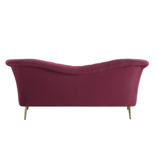 Callista - Sofa - Red Velvet - R&R Furniture Gallery (Fountain Valley, CA)