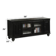 Ferla - TV Stand - Black - R&R Furniture Gallery (Fountain Valley, CA)