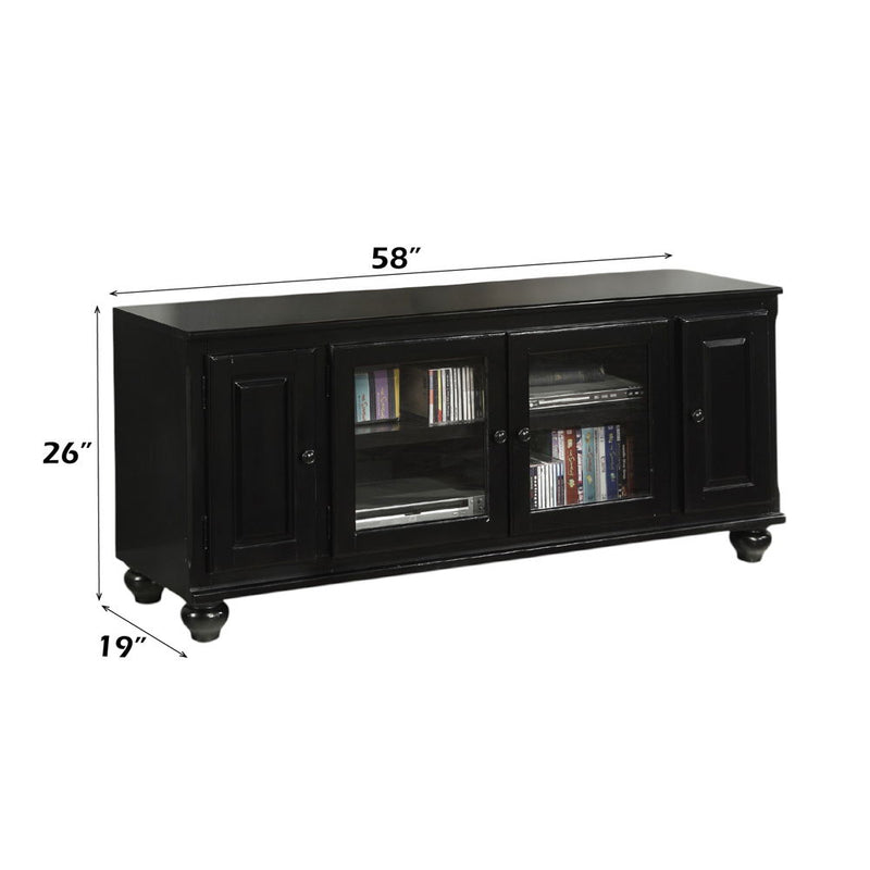 Ferla - TV Stand - Black - R&R Furniture Gallery (Fountain Valley, CA)