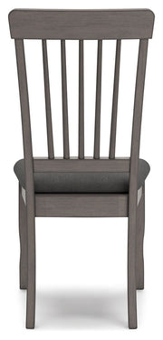 Shullden - Dining Room Side Chair (Set of 2) - Gray - R&R Furniture Gallery (Fountain Valley, CA)