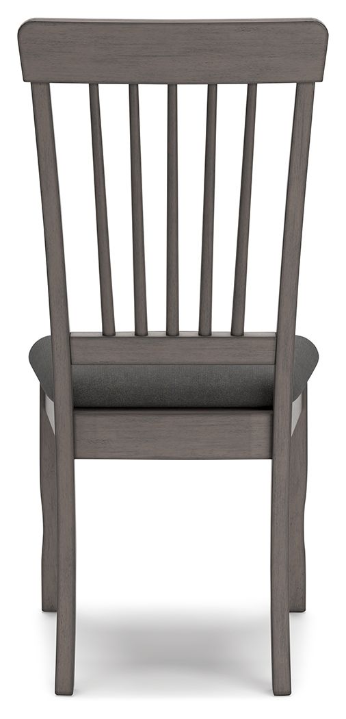 Shullden - Dining Room Side Chair (Set of 2) - Gray - R&R Furniture Gallery (Fountain Valley, CA)