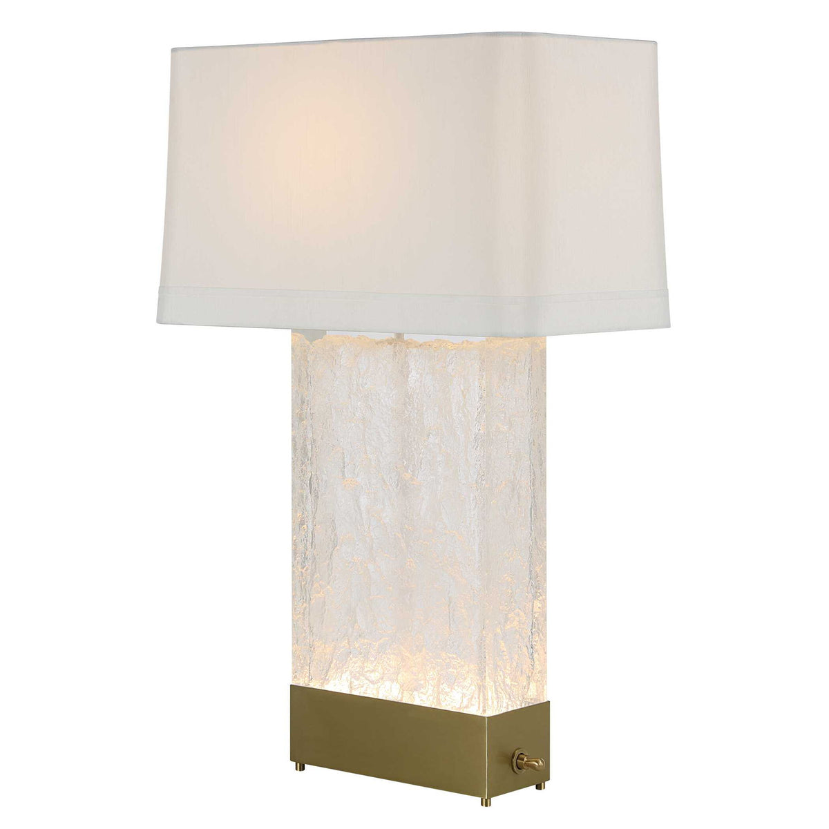 Lit Glacier - Table Lamp - White