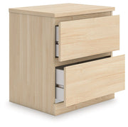 Onita - Two Drawer Night Stand - R&R Furniture Gallery (Fountain Valley, CA)