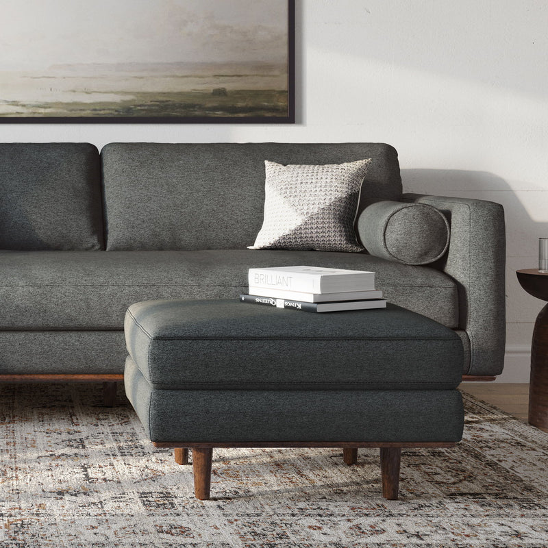 Morrison - Handcrafted Ottoman - R&R Furniture Gallery (Fountain Valley, CA)