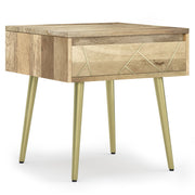 Jager - Side Table - Natural - R&R Furniture Gallery (Fountain Valley, CA)