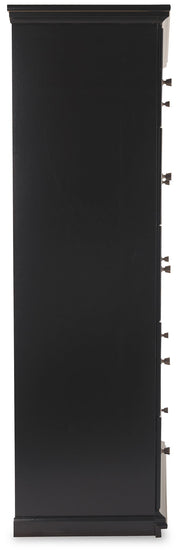 Maribel - Five Drawer Chest - Black - R&R Furniture Gallery (Fountain Valley, CA)