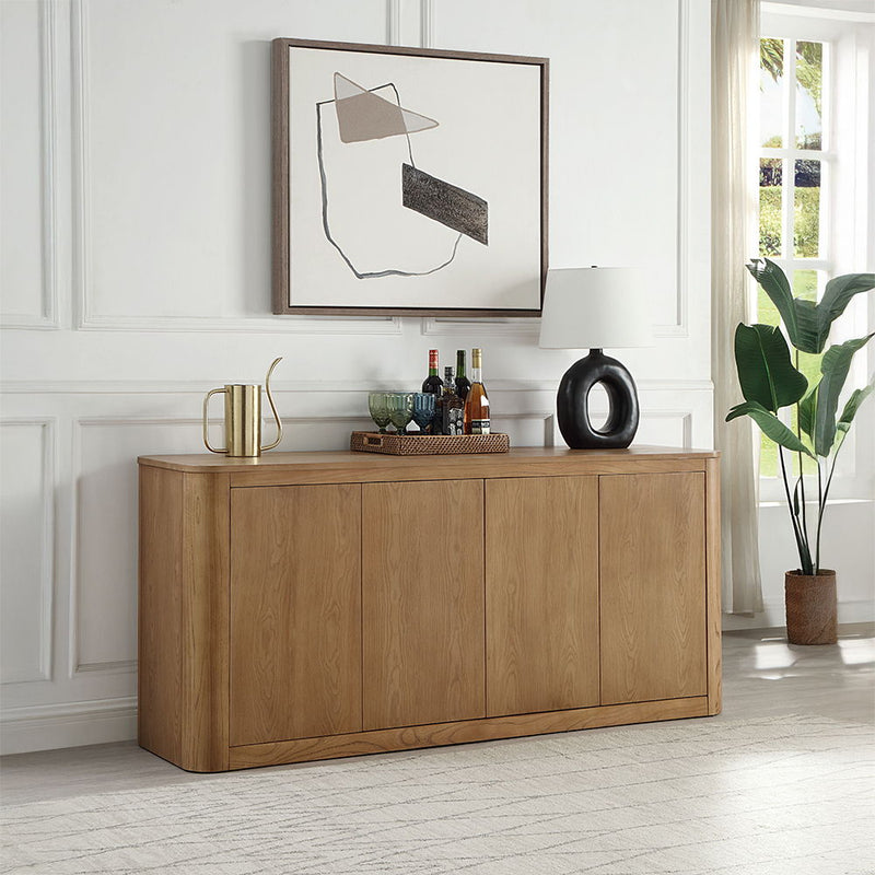 Zoey - Server - Oak - R&R Furniture Gallery (Fountain Valley, CA)