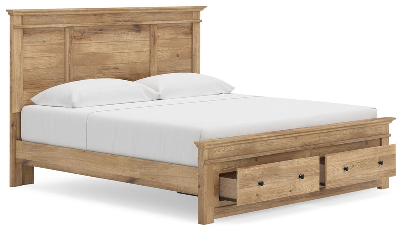 Makidern - Panel Storage Bed With Storage Footboard - R&R Furniture Gallery (Fountain Valley, CA)