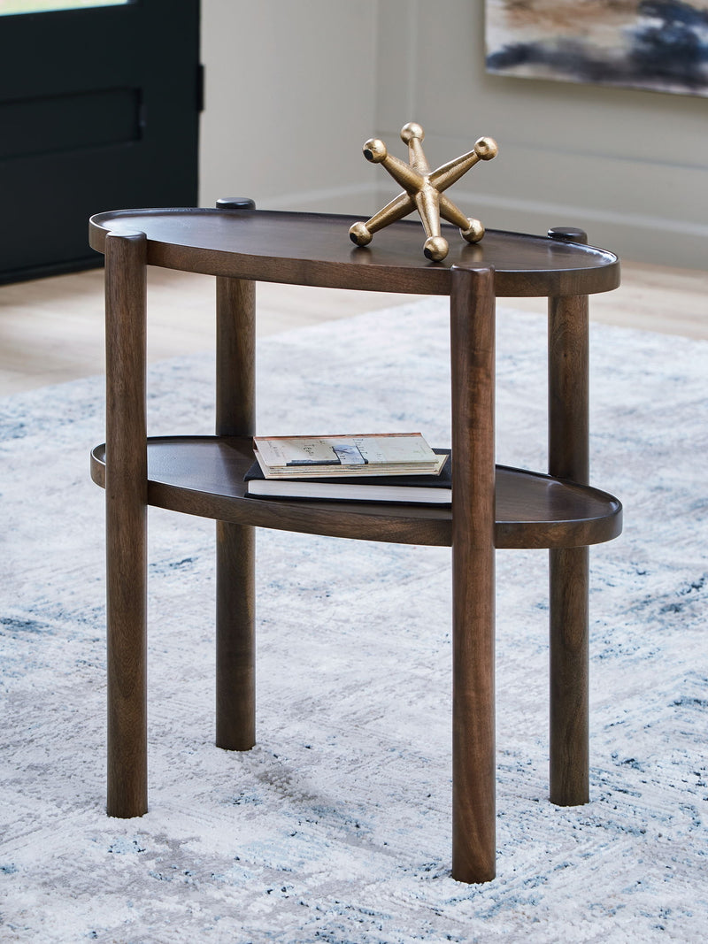 Wiattbury - Accent Table - Gray Brown - R&R Furniture Gallery (Fountain Valley, CA)