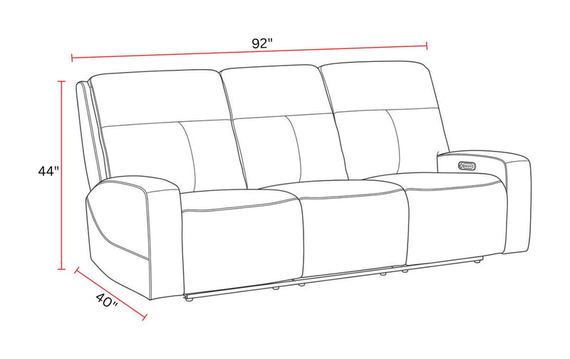 Traxton - Power Zero Gravity Sofa