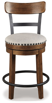 Valebeck - Full Back Swivel Stool - R&R Furniture Gallery (Fountain Valley, CA)