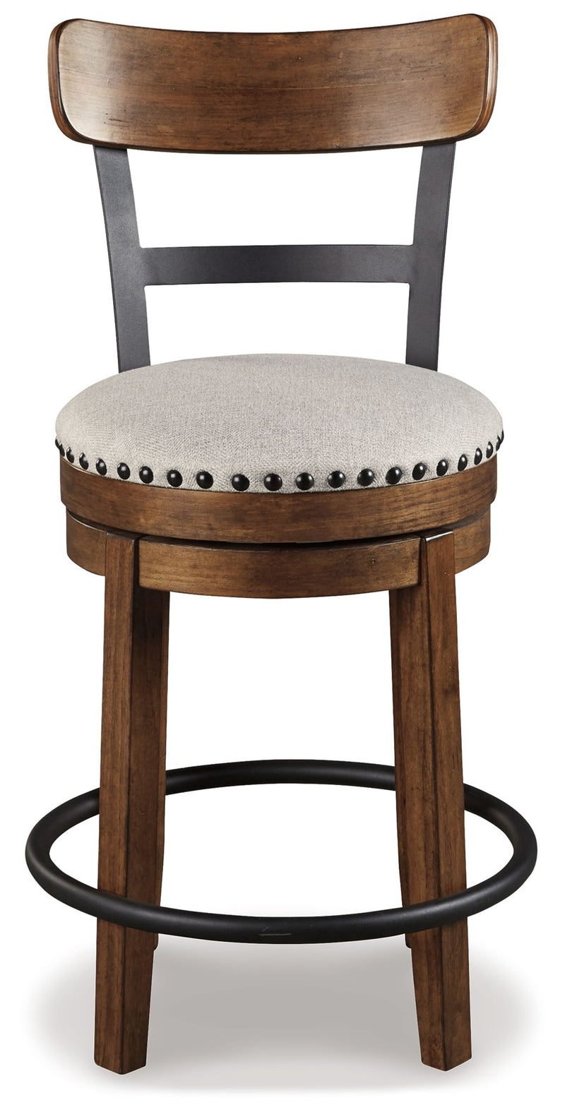 Valebeck - Full Back Swivel Stool - R&R Furniture Gallery (Fountain Valley, CA)