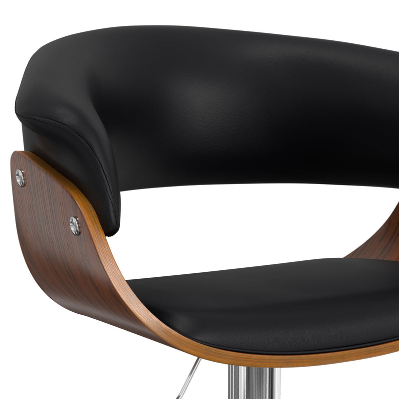Sheldon - Upholstered Adjustable Swivel Bar Stool - R&R Furniture Gallery (Fountain Valley, CA)
