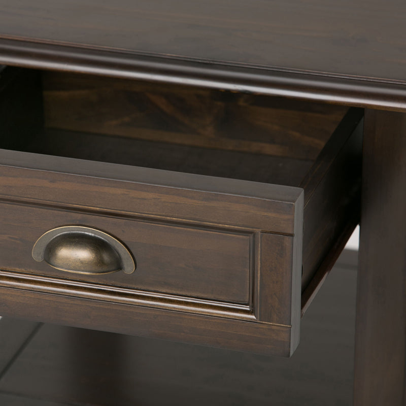 Burlington - End Table - Mahogany Brown - R&R Furniture Gallery (Fountain Valley, CA)