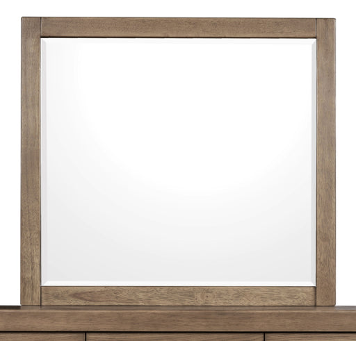 Modus Roycroft Drs Mirror in harvest wood finish, standalone wall mirror with a rustic wooden frame and elegant design.