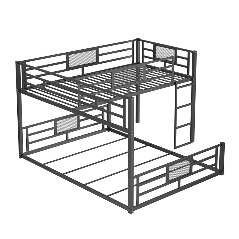 Dreamland L-shaped bunk bed with safety features, showcasing sturdy wood construction and space-saving design for children’s bedrooms.