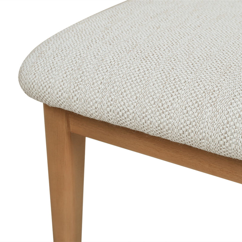 Scandi - Upholstered Dining Chair, Stain Resistant High (Set of 2) - Natural Light Brown / White Pepper - R&R Furniture Gallery (Fountain Valley, CA)