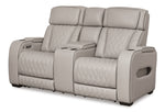 Boyington - Power Reclining Loveseat With Console/Adj Hdrst - R&R Furniture Gallery (Fountain Valley, CA)