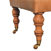Buffalo - Ottoman With Castor Legs - R&R Furniture Gallery (Fountain Valley, CA)