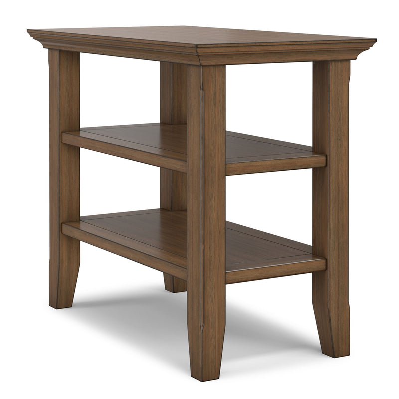 Acadian - Narrow Side Table - Rustic Brown - R&R Furniture Gallery (Fountain Valley, CA)